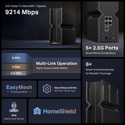 TP-LINK - TRI-BAND WI-FI 7 ROUTER