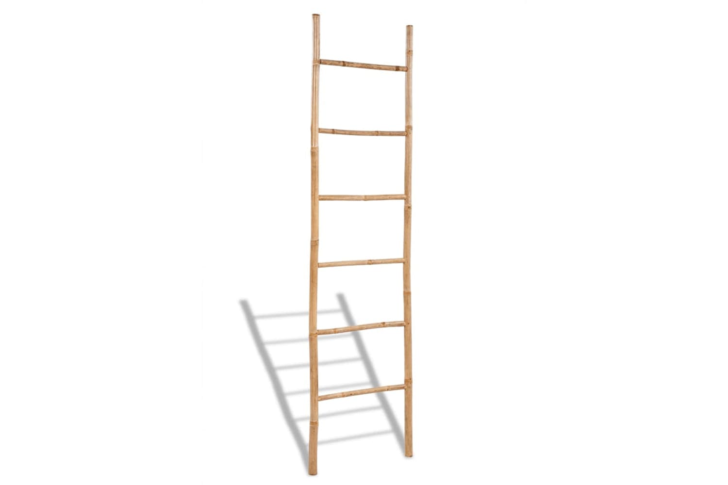 Vidaxl 41496 Bamboo Towel Ladder With 6 Rungs