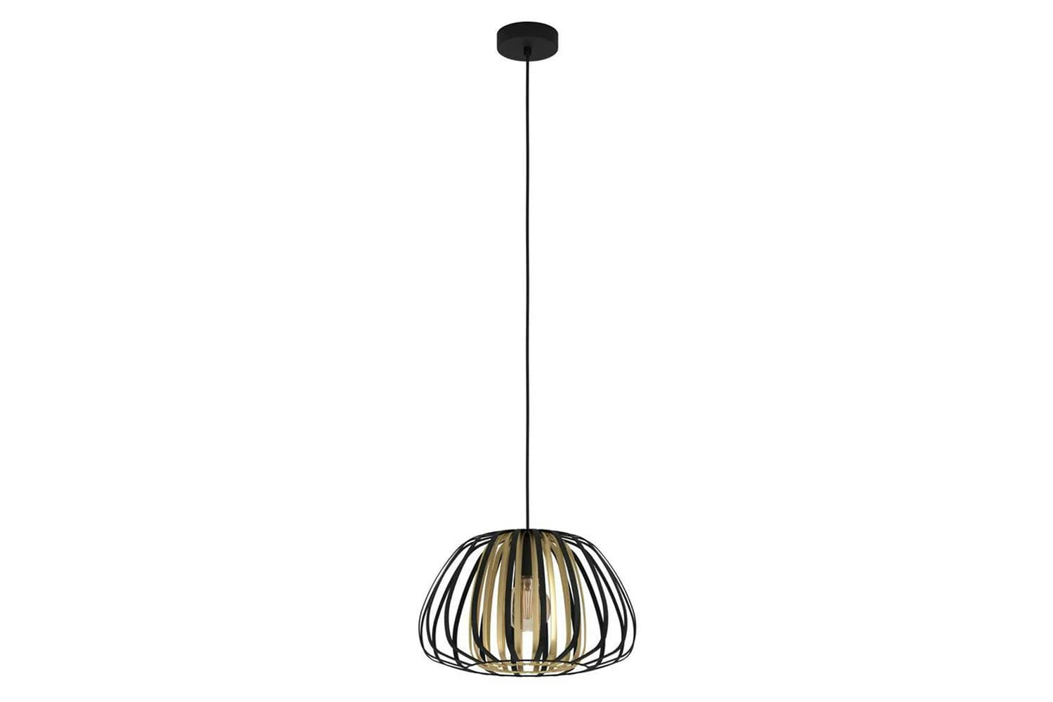 Eglo | Encinitos Modern Pendant Light | Black/Gold
