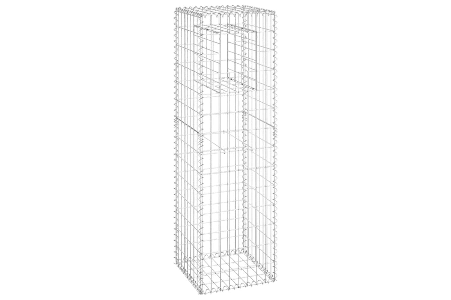 vidaXL 151262 Gabion Basket Post 40x40x140cm Iron