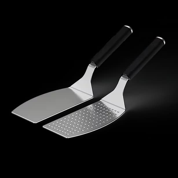 Solo Stove SSGT-SPATULA-LR Steelfire Griddle Spatula Duo – Stainless Steel