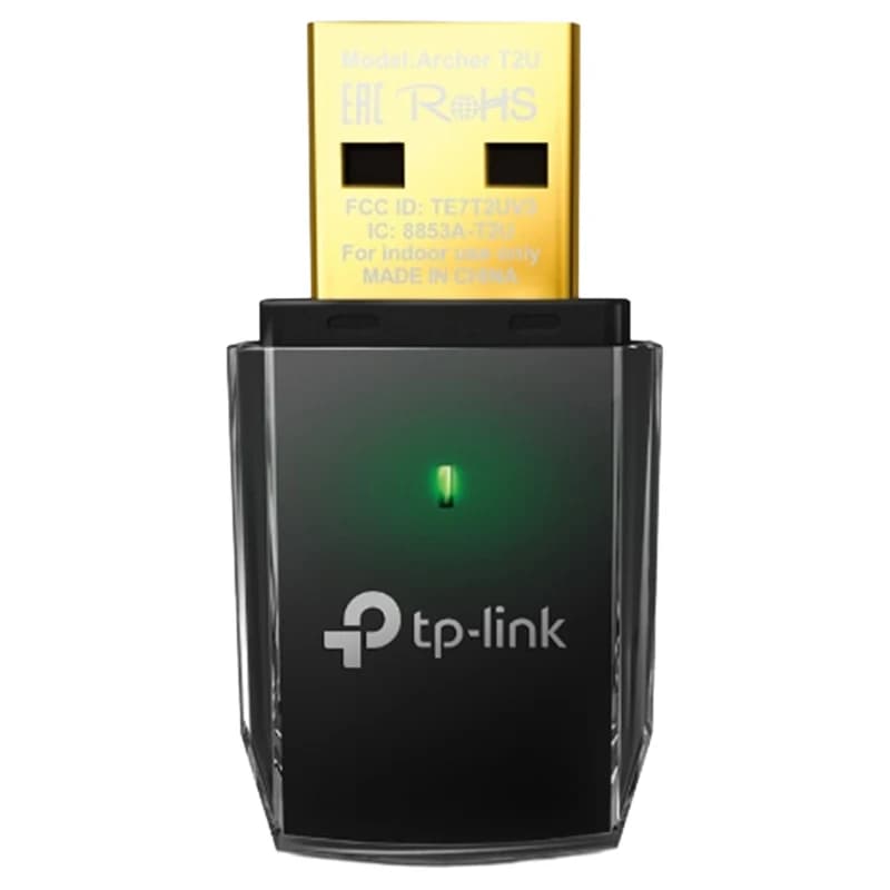 TP Link AC600 Wireless Dual Band USB Adapter - Black | ARCHER T2U