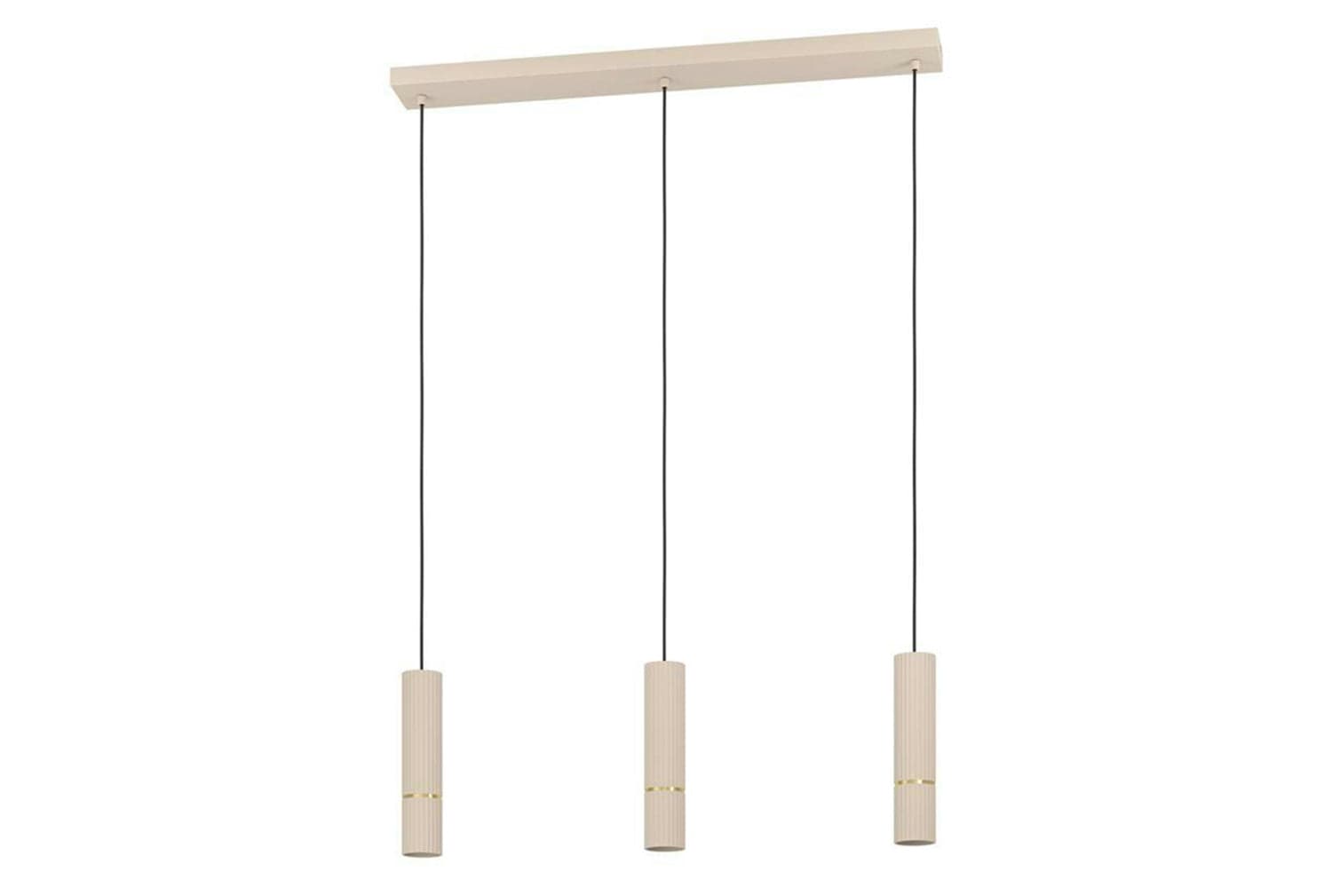 Eglo | Caminia Steel Monochrome Pendant Light | Sandy