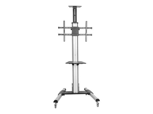 Startech Heavy Duty Rolling Portable TV Cart Stand with Wheels