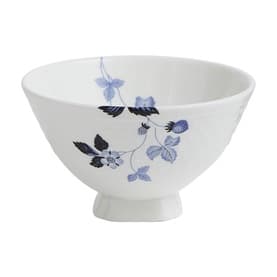 Wild Strawberry Inky Blue Rice Bowl 12cm