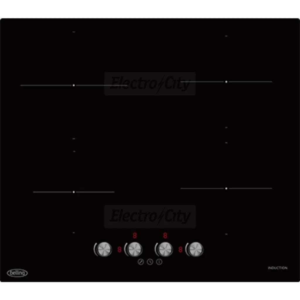 Belling 60cm 4 Zone Induction Hob | Black