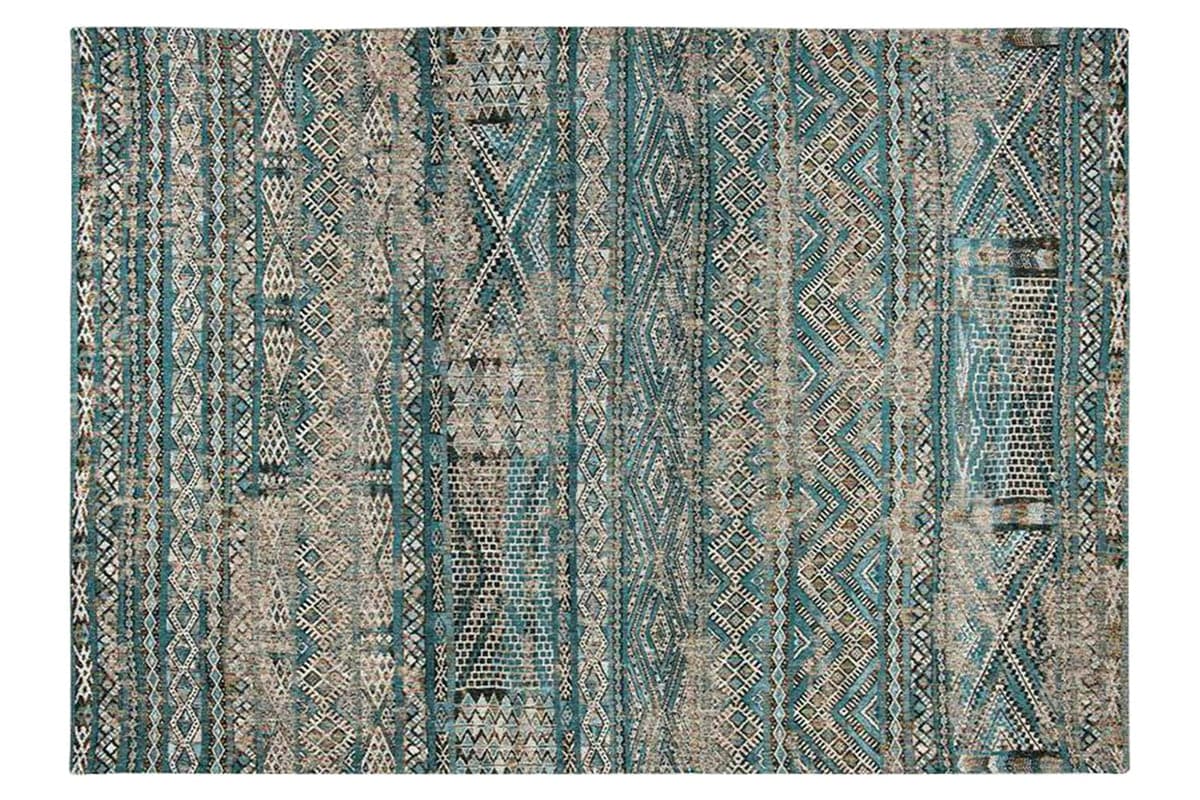 Louis De Poortere | Kilim Zemmuri Indoor Eco Rug | Multicolour | 170 x 240 cm