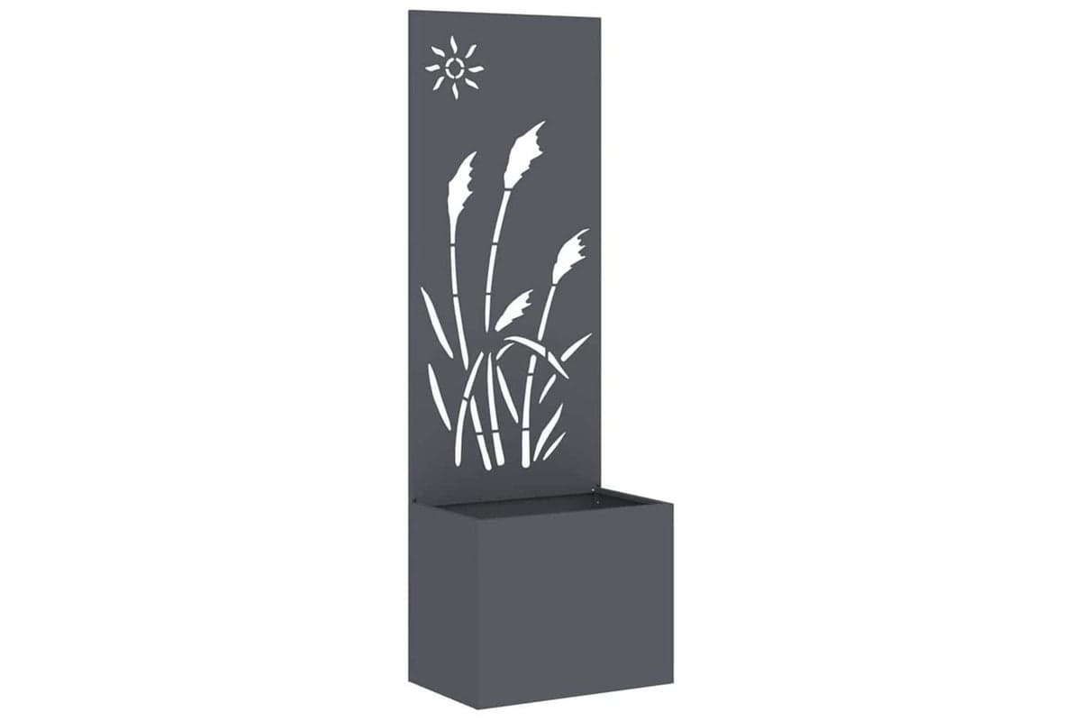 Garden Privacy Screen Anthracite 50 X 140 Cm Cold-rolled Steel