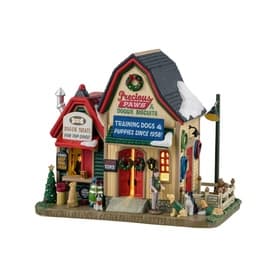 Precious Paws & Doggie Biscuits Christmas Figurine