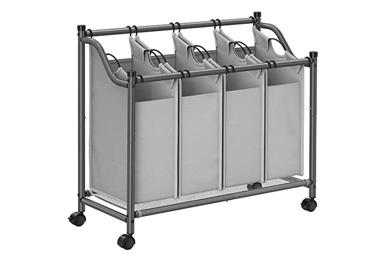 Songmics LSF005GS Laundry Hamper 4 x 35 L | Grey