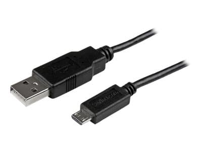 STARTECH.COM - StarTech 0.5m Mobile Charge Sync USB to Slim Micro USB Cable M/M - USB cable - Micro-USB Type B to USB - 50 cm