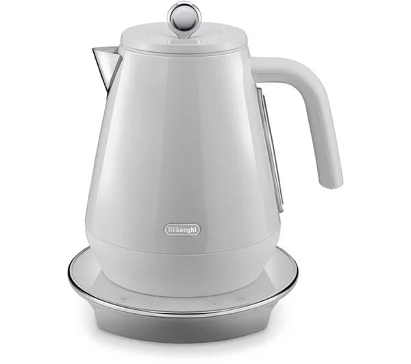 DELONGHI Eclettica Variable Temperature KBY3011.W Jug Kettle - Whimsical White