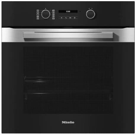 Miele 76L Built-In Electric Single Oven - Stainless Steel/Clean Steel | H2861BP