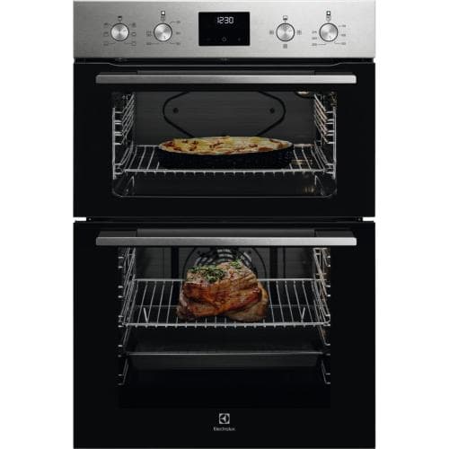 ELECTROLUX            BUILT IN DOUBLE OVEN - STAINLESS STEEL