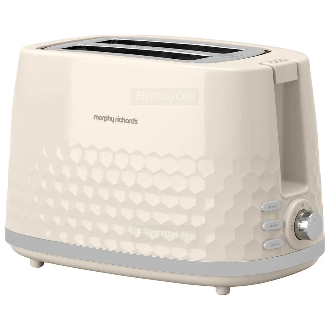 Morphy Richards Hive 2 Slice Toaster | Cream