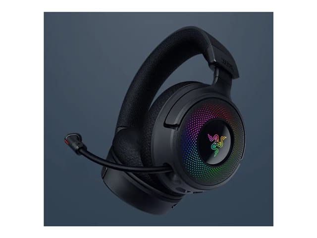 Razer - Kraken V4 - Headset - full size - Bluetooth / 2.4 GHz radio frequency - wireless, wired - USB-A, USB-C