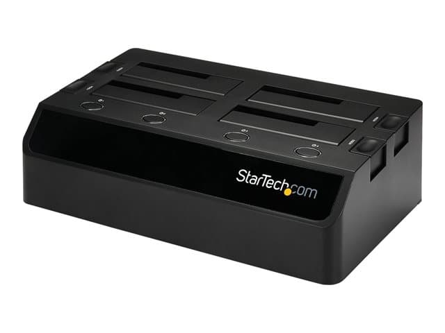 StarTech 4-Bay USB 3.0 to SATA Hard Drive Docking Station, USB Hard Drive Dock, External 2.53.5 SATA III (6Gbps) SSDHDD Docking Station, Hot-Swappable