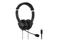 ACCO-KENSINGTON - Kensington Hi-Fi USB-C Headphones with Mic - headset - USB-C