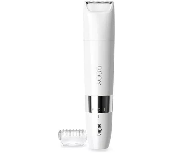 BRAUN BS1000 Mini Body Hair Trimmer - White