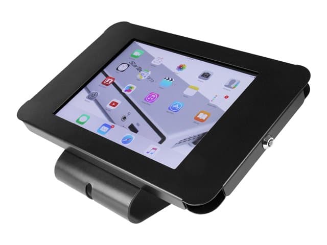 Startech Secure Tablet Enclosure Stand- Lockable Anti Theft Steel Desk or Wall Mount for 9.7" iPad / Tablet