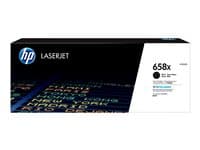 HP - 658X - high capacity - black - original - LaserJet - toner cartridge (W2000X)