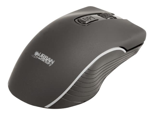 URBAN FACTORY - Urban Factory Onlee - mouse - 2.4 GHz, Bluetooth 5.0 - black