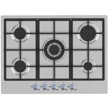 POWERPOINT 5 RING GAS HOB WITH CAST IRON PAN SUPPORTS