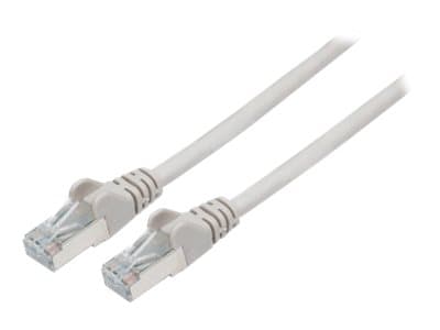 INTELLINET - Network Patch Cable, Cat6, 5m, Grey, Copper, S/FTP, LSOH / LSZH, PVC, RJ45, Gold Plated Contacts, Snagless, Booted, Lifetime Warranty, Polybag - patch cable - 5 m - grey