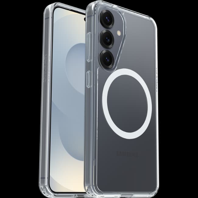 Otterbox Symmetry Magnets Samsung Galaxy S25 Case | Clear | 77-97403