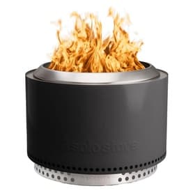 Yukon Fire Pit with Stand Black