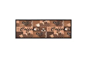vidaXL 315970 Kitchen Carpet Washable Coffee Brown 45x150cm
