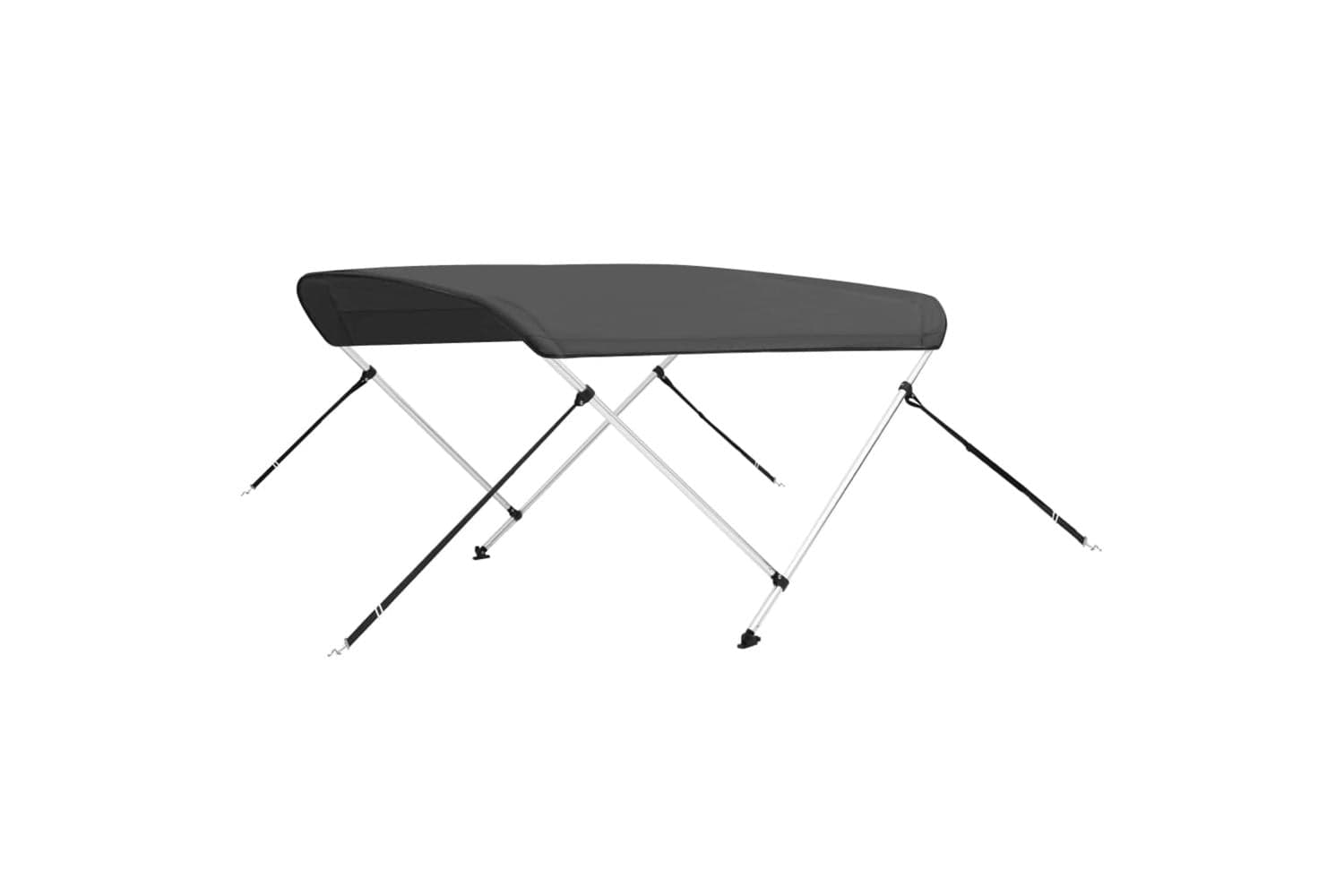vidaXL 93131 2 Bow Bimini Top Anthracite 180x150x110cm