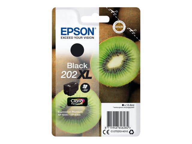 EPSON - 202XL - black - original - ink cartridge