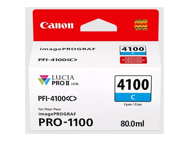 CANON - PFI-4100 C - cyan - original - ink tank