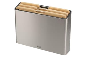 Joseph Joseph | Bamboo Chopping Board with Stainless-Steel Case | Set of 3