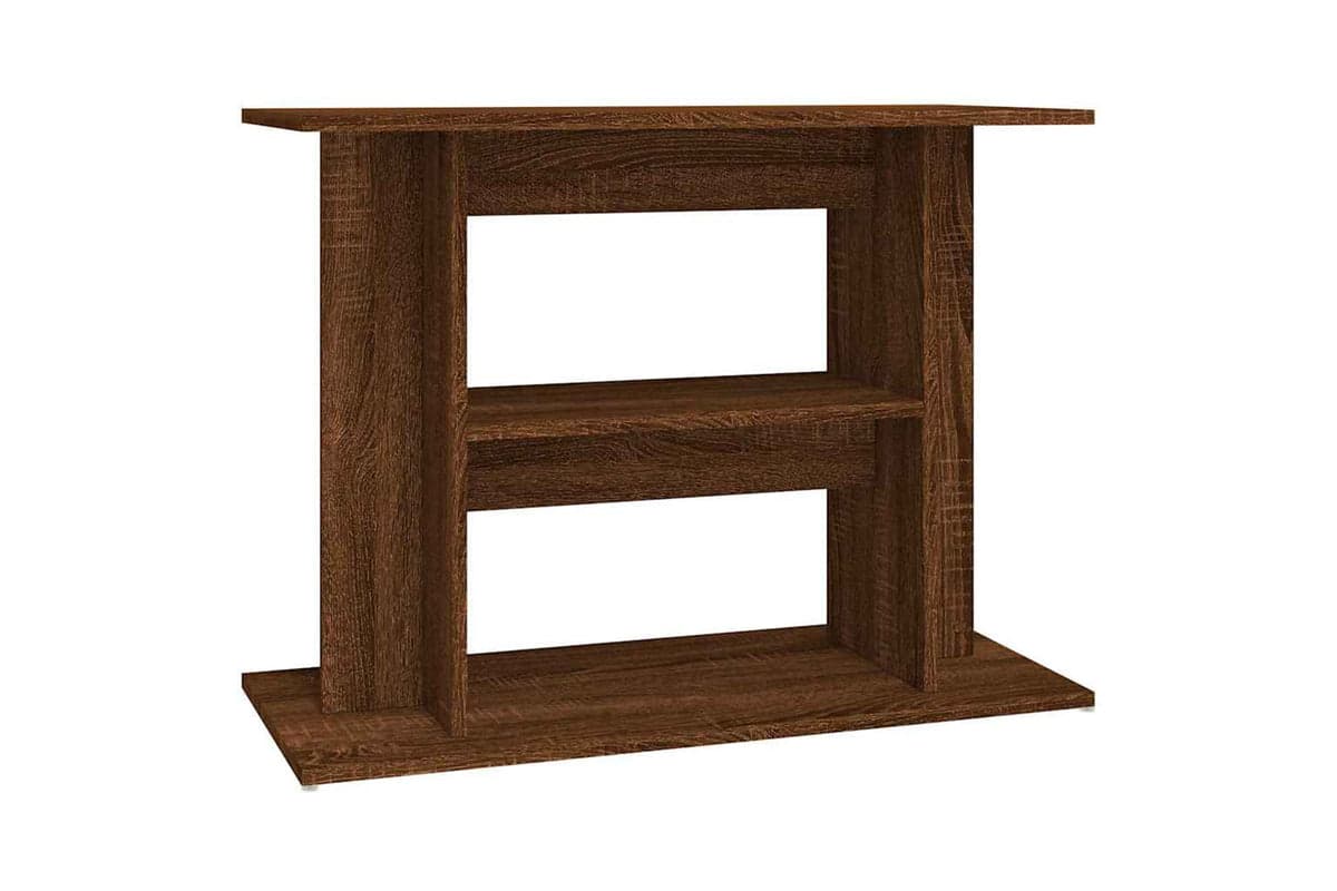 vidaXL 833582 Aquarium Stand Brown Oak 80x35x60cm Engineered Wood