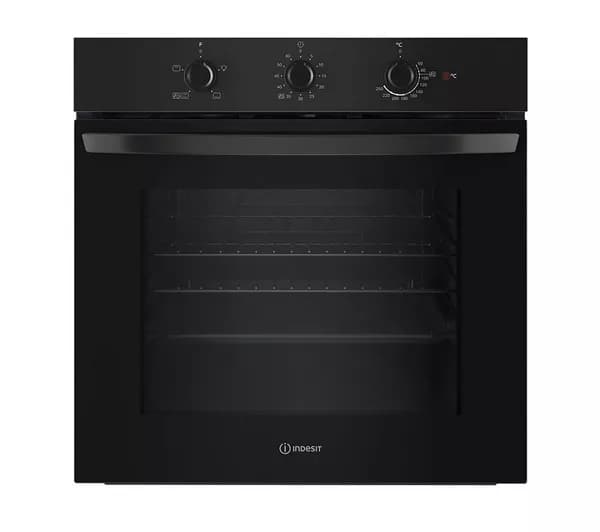 INDESIT Click&Clean IO 232H B UK Electric Oven - Black