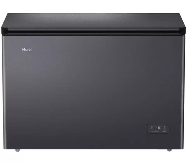 HAIER HCE300NFEK Total No Frost Chest Freezer - Dark Inox