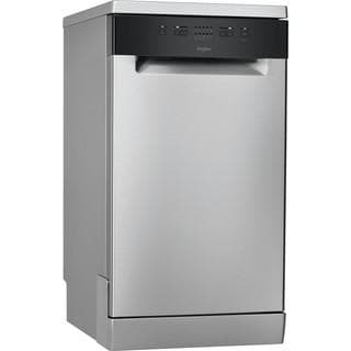 Whirlpool Freestanding 45cm slimline dishwasher - Stainless Steel Finish - WSFE 2B19 X UK N