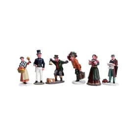 Townsfolk Figurine, Set of Six