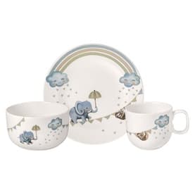 Walk Like An Elephant 3-Piece Crockery Set