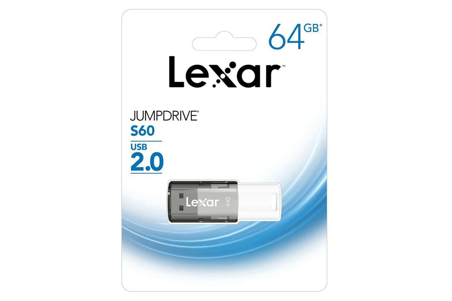 Lexar Jumpdrive S60 USB 2.0 Flash Drive | 64GB