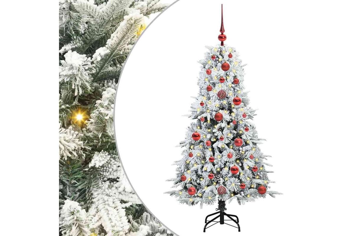 Vidaxl Artificial Hinged Christmas Tree Green 120 Cm Pe And Pvc