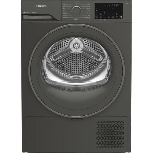 HOTPOINT 9KG HEAT PUMP TUMBLE DRYER - GRAPHITE