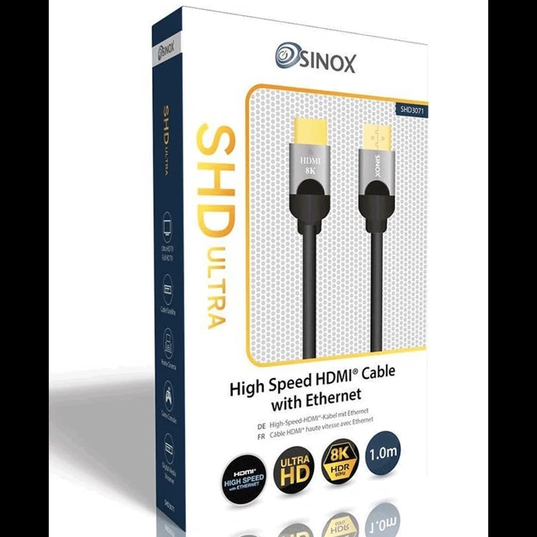 Sinox 8K HDMI 2.1 Cable | 1 Metres