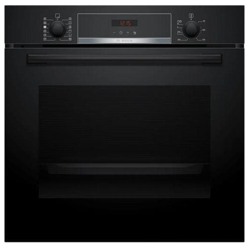 BOSCH            SERIES 4 71LITRE BUILT-IN OVEN WITH ADDED STEAM FUNCTION - PYRO CLEAN - BLACK