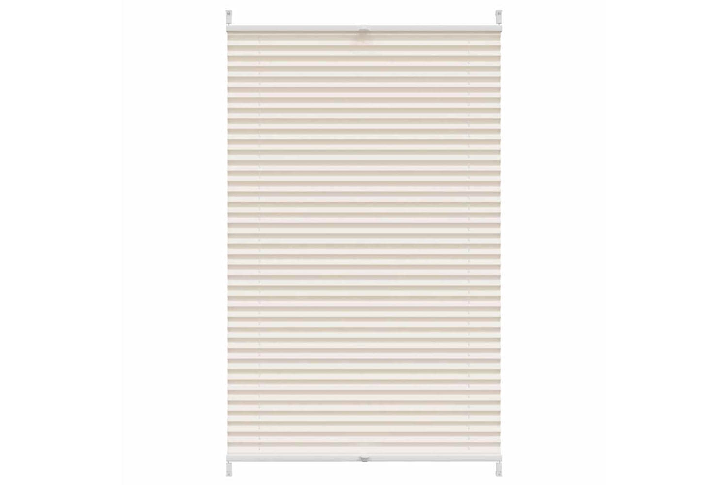 Vidaxl Plisse Blind 90x125cm Creme