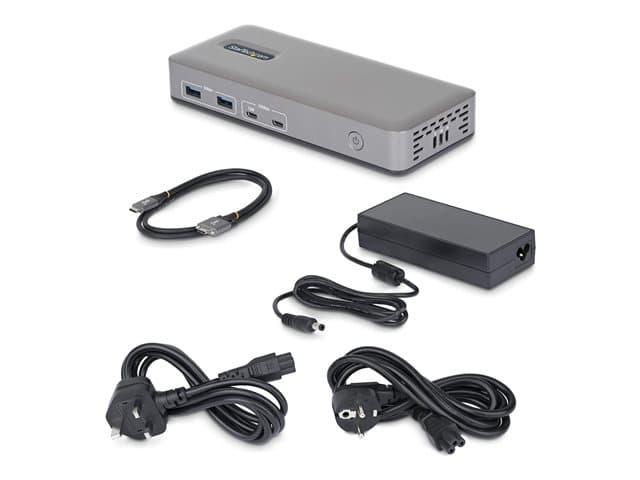 STARTECH.COM - Startech - Docking station - for laptop - USB-C 3.2 Gen 2 - HDMI, 2 x DP - 1GbE - United Kingdom, Europe