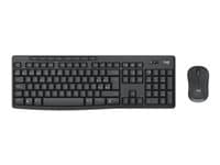 LOGITECH - MK370 Combo for Business - Keyboard and mouse set - wireless - Bluetooth LE - AZERTY - Belgium - graphite