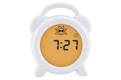 Alecto A003353 BC-100 Sleep trainer, night light and alarm clock - white